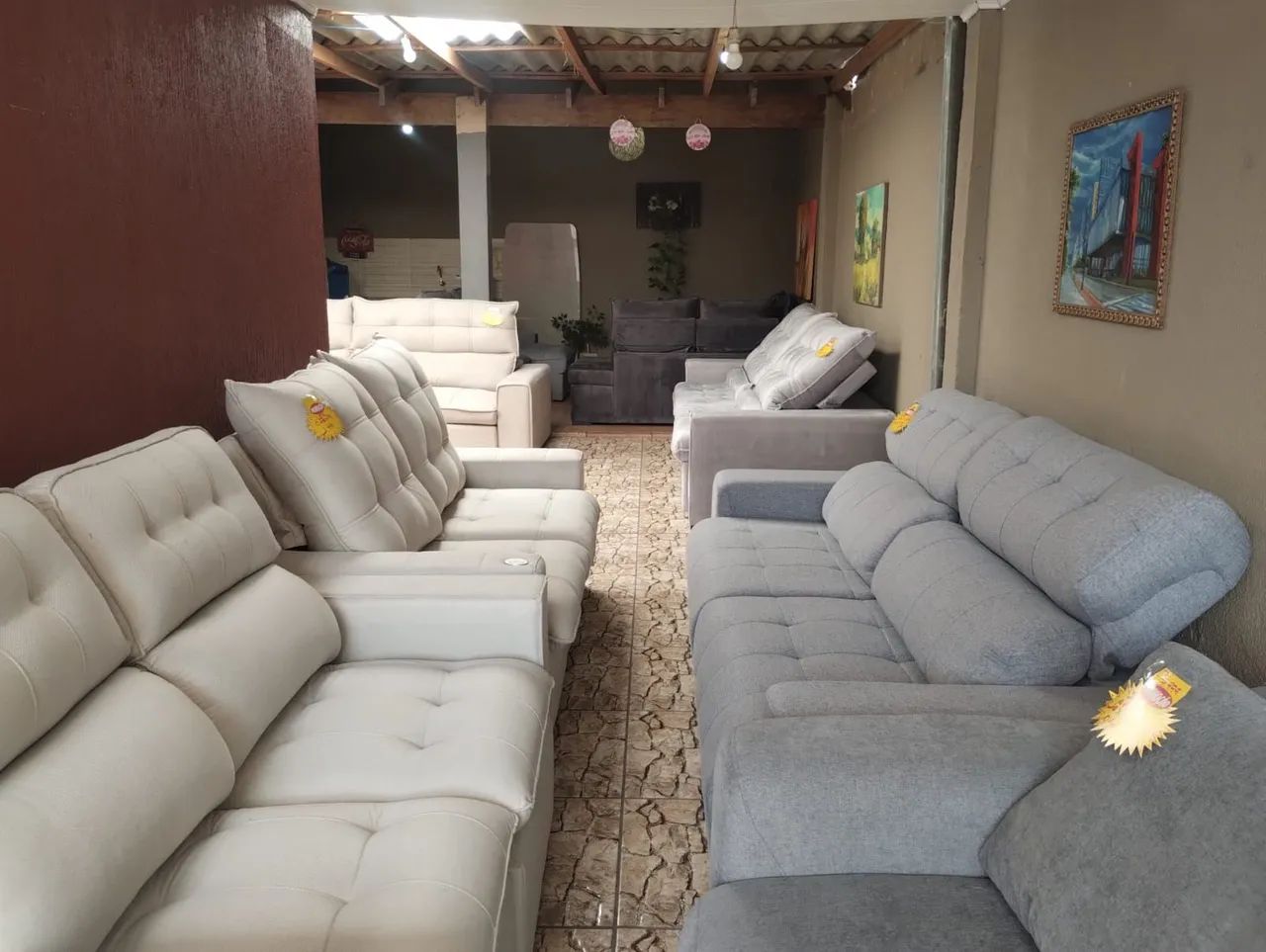 Sofás de qualidade,lote de arremates,leia a descrição - Foto 5