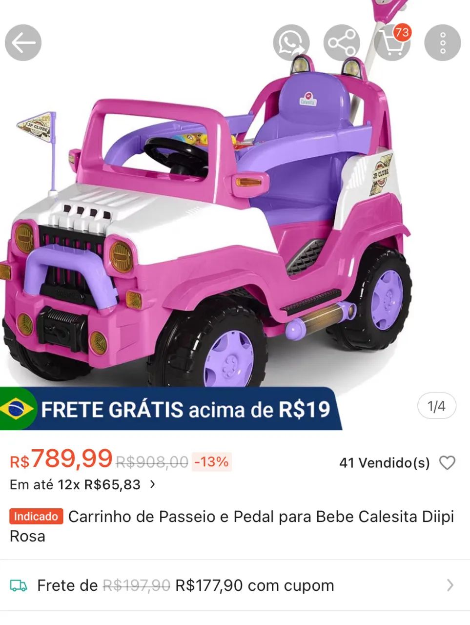 Carro infantil 