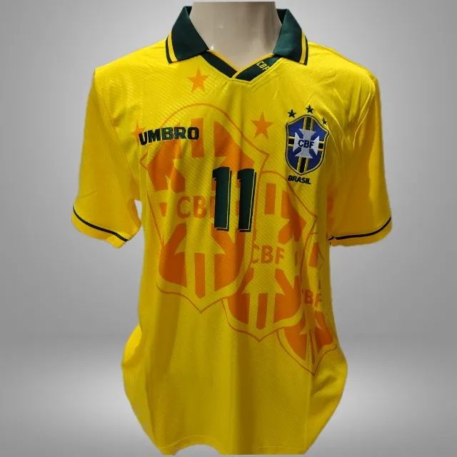 Camisa Romário 1994 amarela - Foto 2