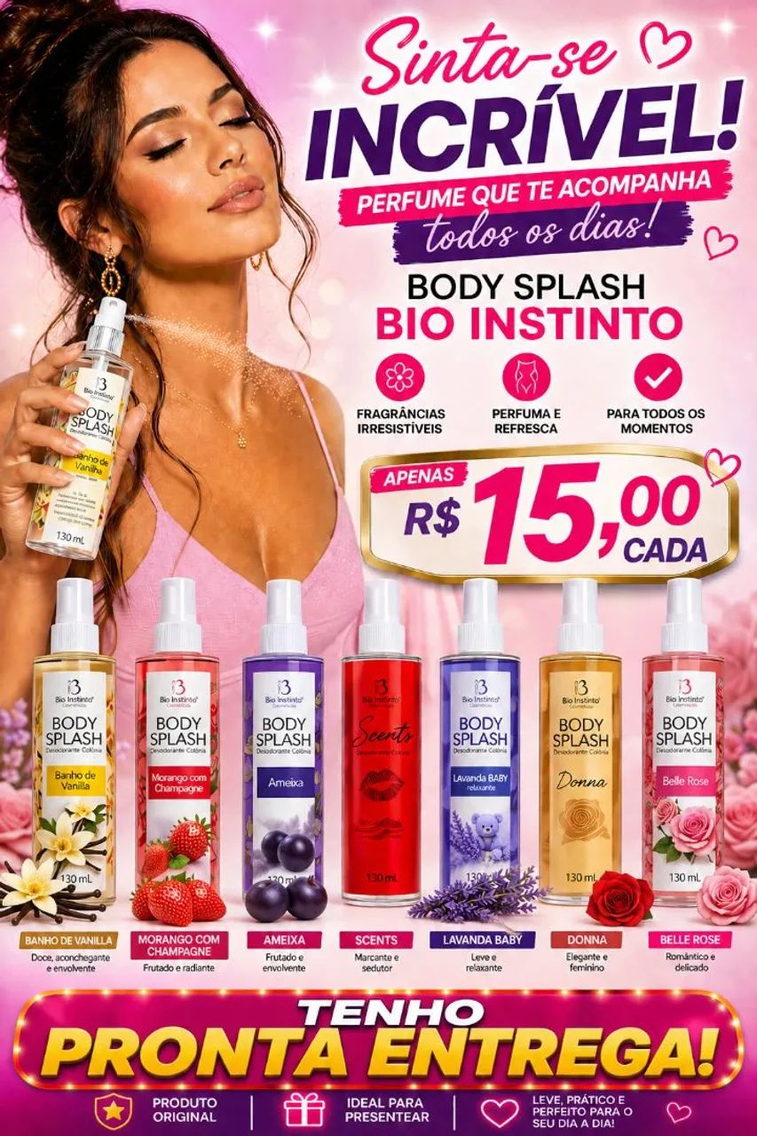 Vendo  body splash