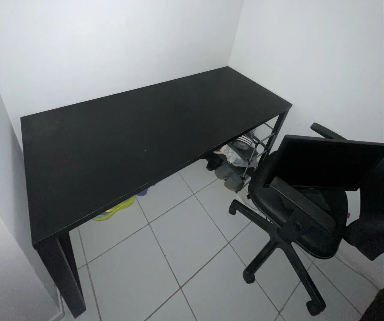 Mesa para escritório preta 