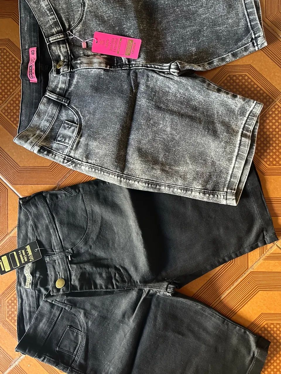Calças/bermudas/shorts jeans  - Foto 2