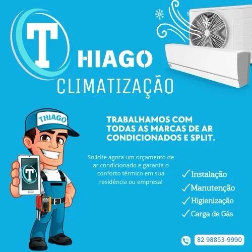 Serviços de ar condicionado. 