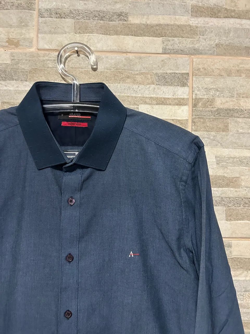 Camisa casual azul Aramis G - Foto 4