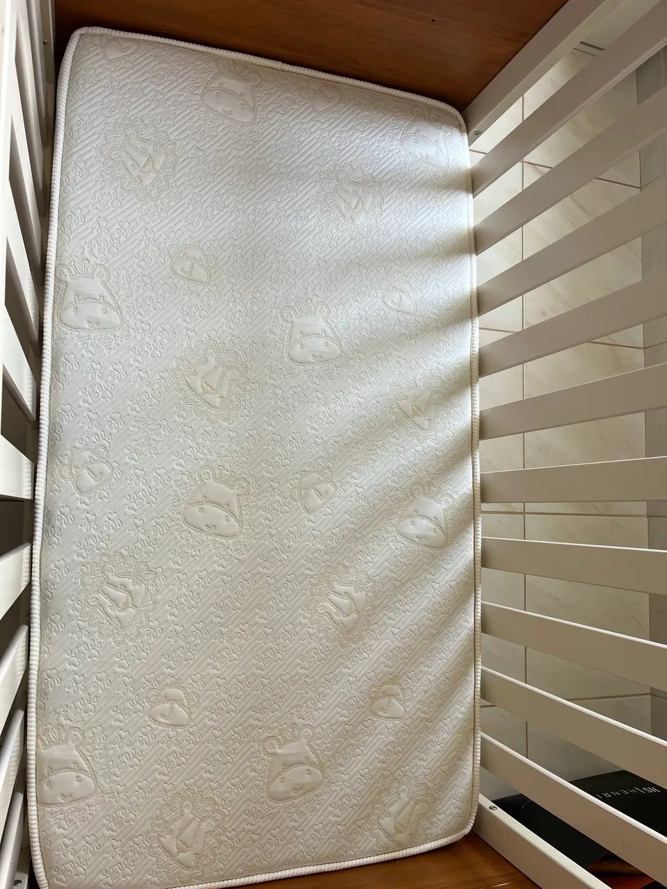 BERÇO INFANTIL MATIC 100% MDF + COLCHÃO  - Foto 5
