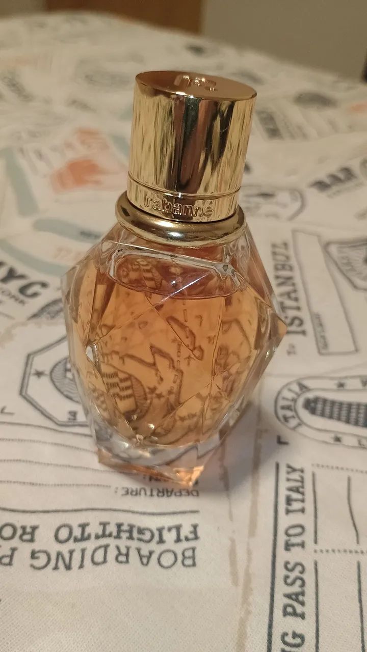 perfume rabanne million gold for her feminino eau de parfum