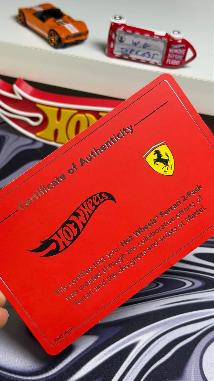 RLC - SET FERRARI - HERITAGE HOT WHEELS C/ CAIXA PARDA - Foto 2