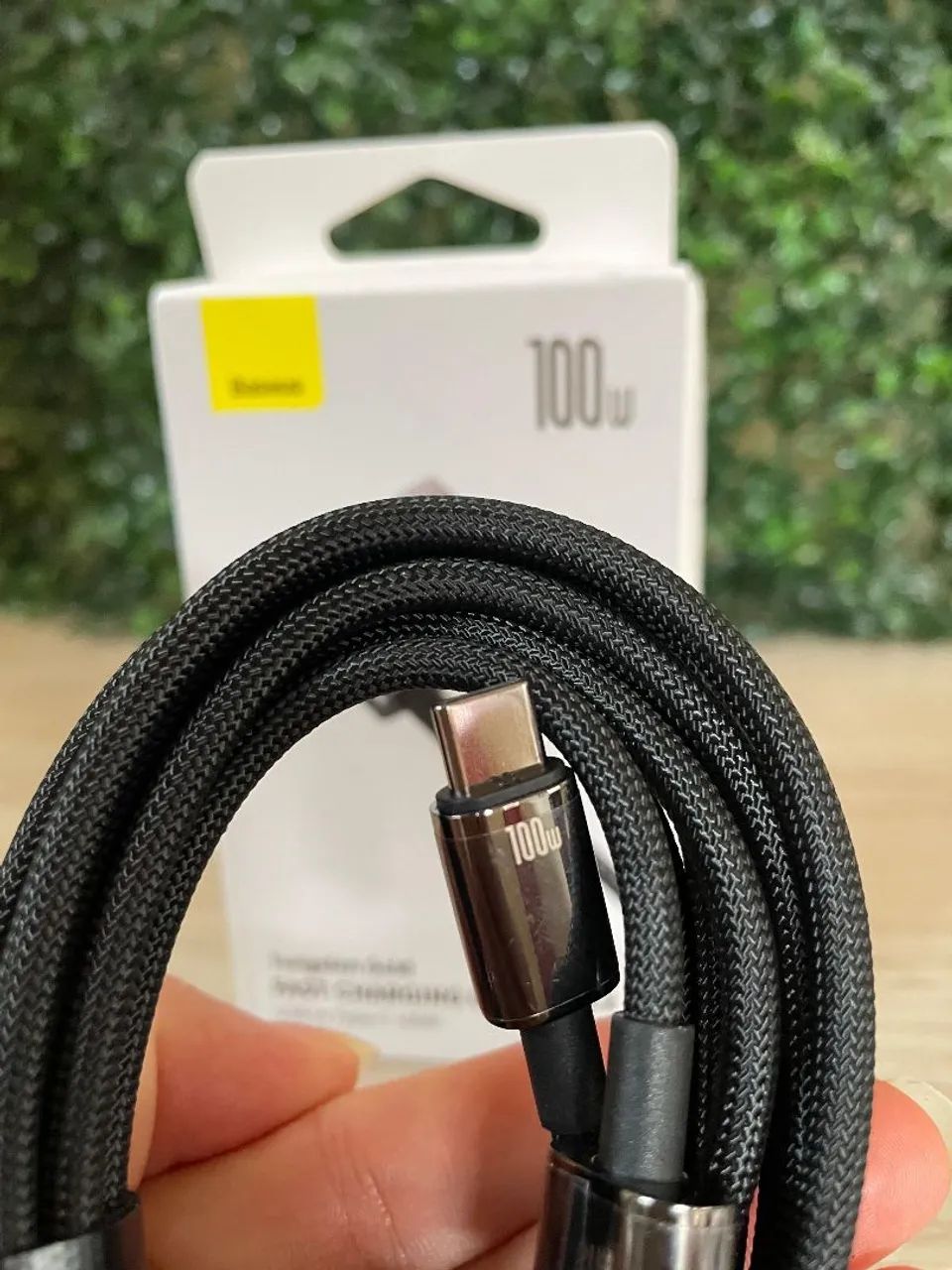 Cabo Baseus Usb-A para C 100W 2M - Foto 5