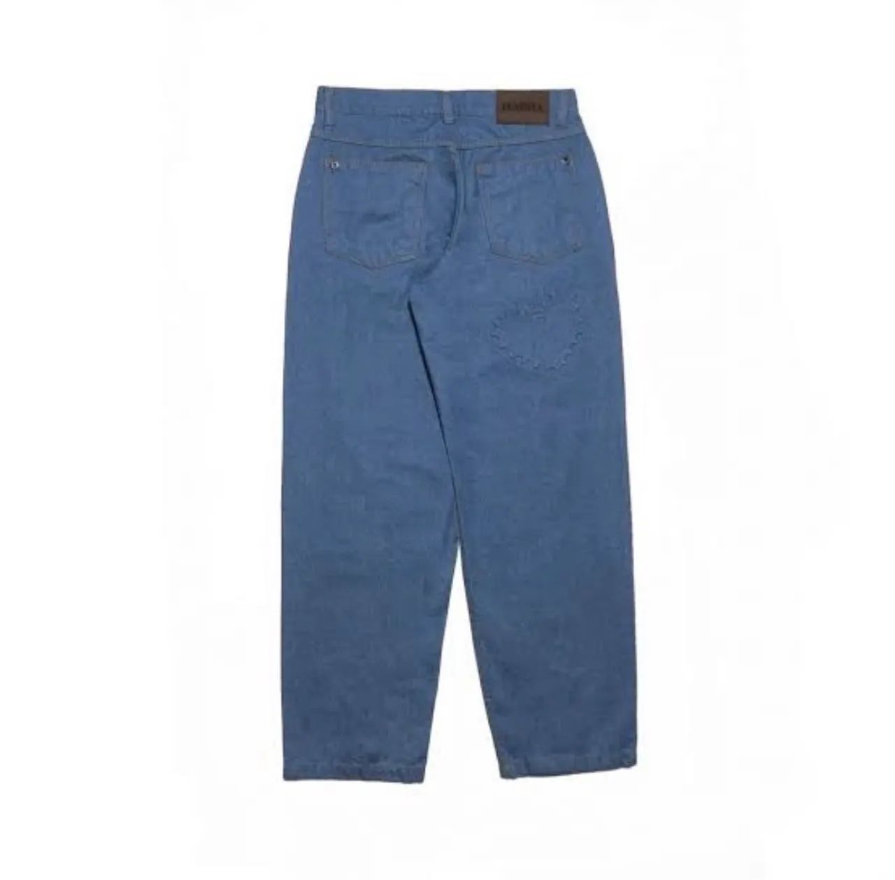 Calça Jeans Barra Crew Coração Azul  - Foto 4