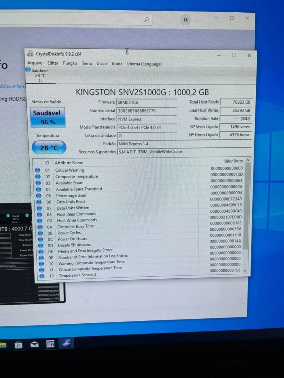 SSD NVMe Kingston 1Tb  - Foto 2