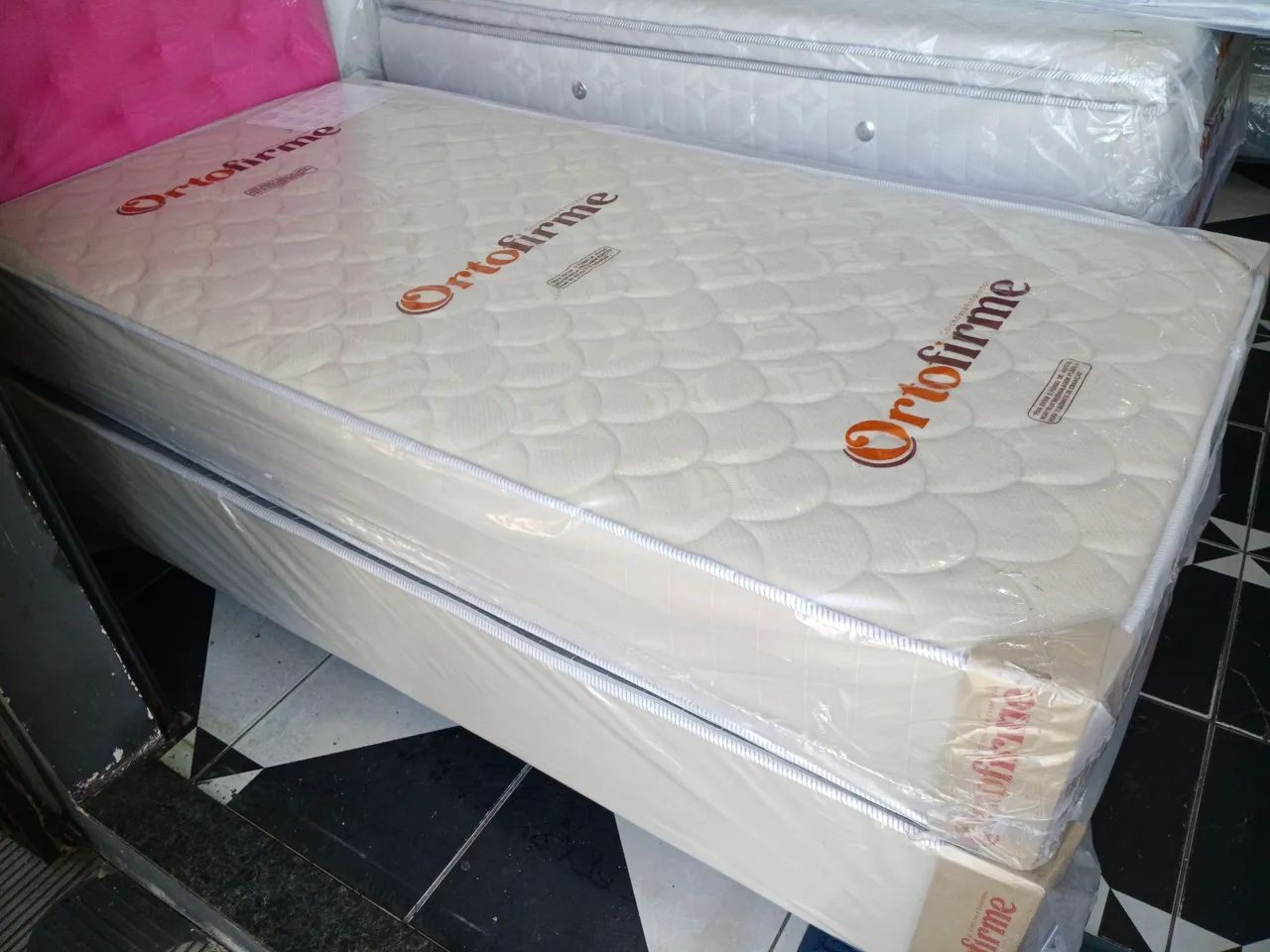 CAMA BOX SOLTEIRÃO DE MOLAS ENSACADAS  - Foto 2