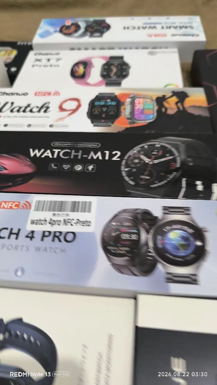 SMARTWATCH NOVOS NA CAIXA