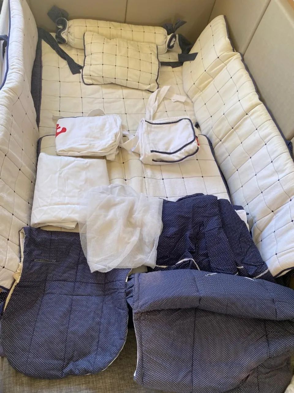 Kit Berço 14 peças - Tema Marinheiro