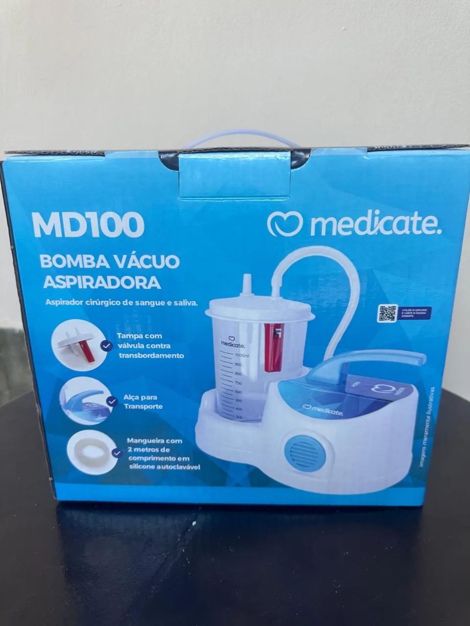 BOMBA A VÁCUO ASP. Medicate. MD100 - Semi novo - Foto 2