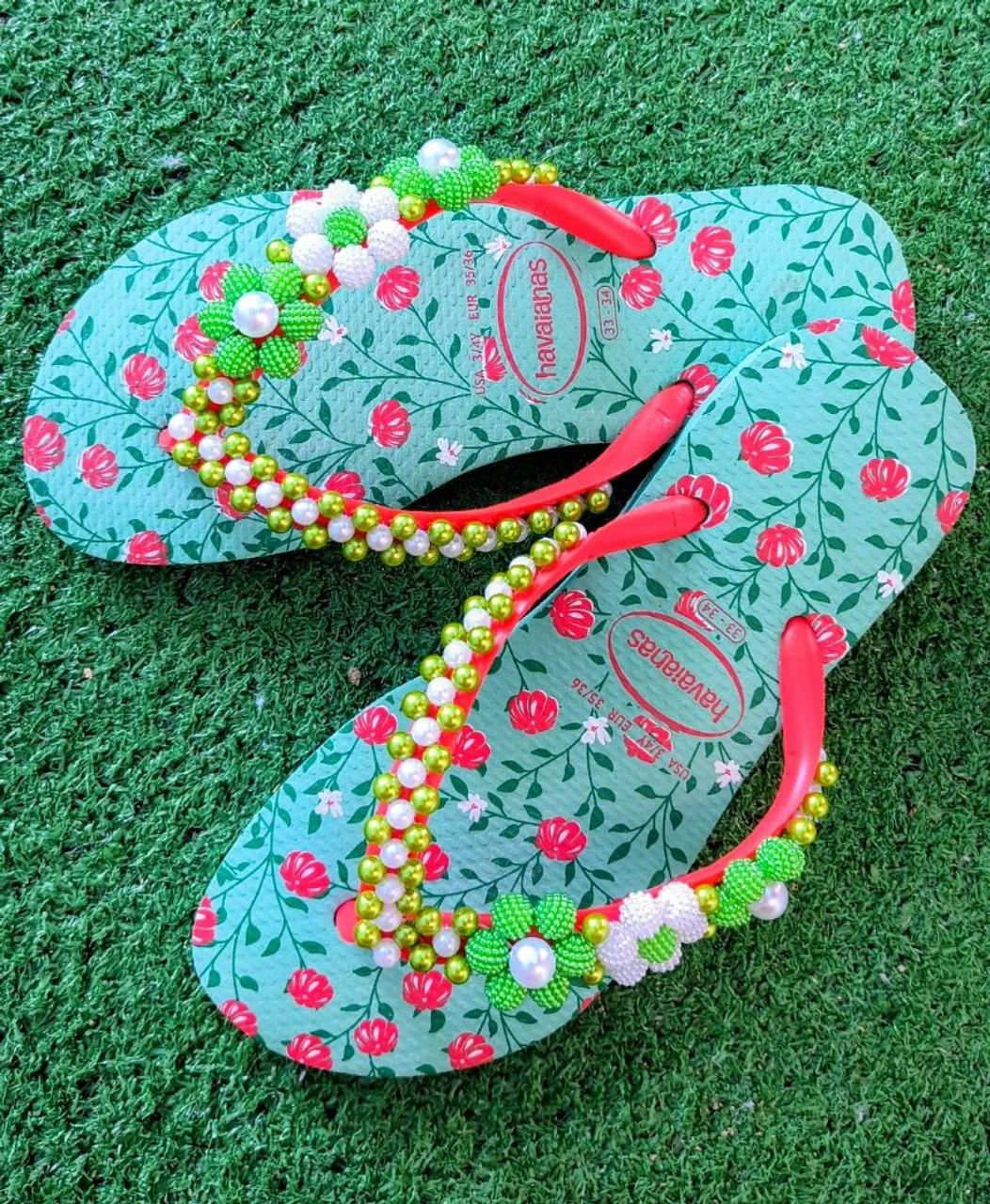 Havaianas custumizada  - Foto 5