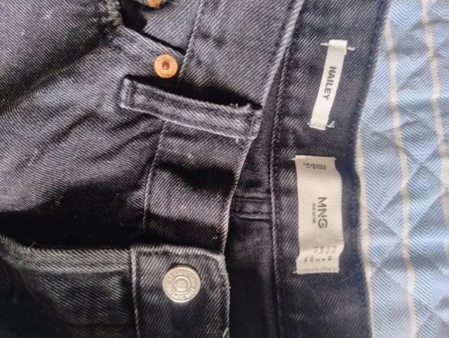 Short jeans preto MNG DENIM - Foto 2