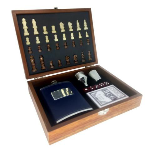 Kit Cantil Dosador + Jogo Xadrez + Baralho Ll82386 Nm Ferr - Foto 6