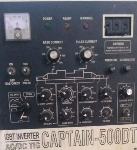Maquina de ac dc de 500 aperiz