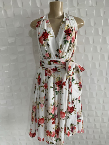 vestido longo floral gloria