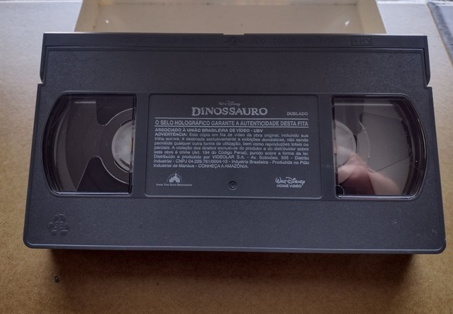 Vhs Desenho Dinossauro Disney Dublado Original