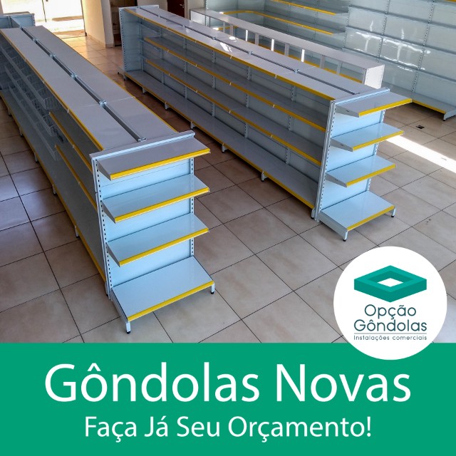 Gôndolas Centrais | Estantes de Aço | Indicadas para Comércio. - Foto 4