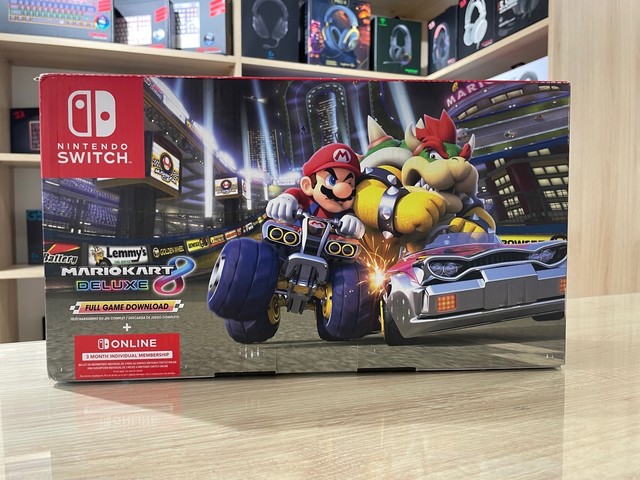 Nintendo Switch V2 Neon Mario Kart 8 Seminovo Garantia E Nf