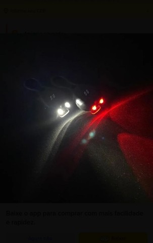 Luz de Led Silicone High One - Dianteiro + Traseiro<br> - entrego - Foto 2