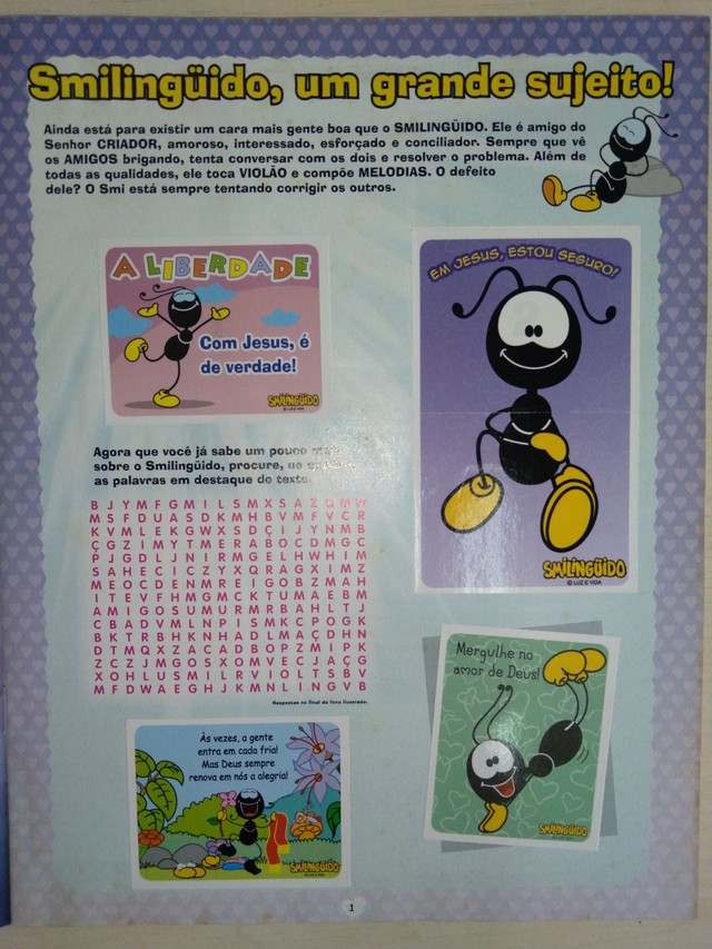 Álbum de figurinhas Smilingüido  - Foto 2