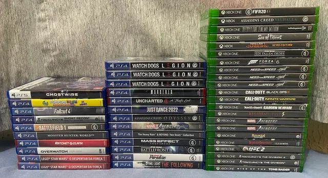 Jogos de PS4 e XBOX ONE ( LEIA A DESCRIÇÃO ) - Videogames - Cidade Jardim,  Anápolis 1253044469