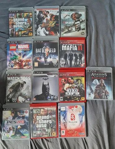 Lote Coleção 220 Jogos Ps3 Mídia Física Originais