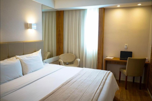 Quarto Suíte Apto Flat Hotel Linhares Design - Foto 4