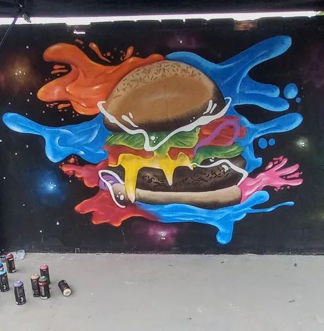 Grafite graffiti grafitte desenhista pintor - Foto 2