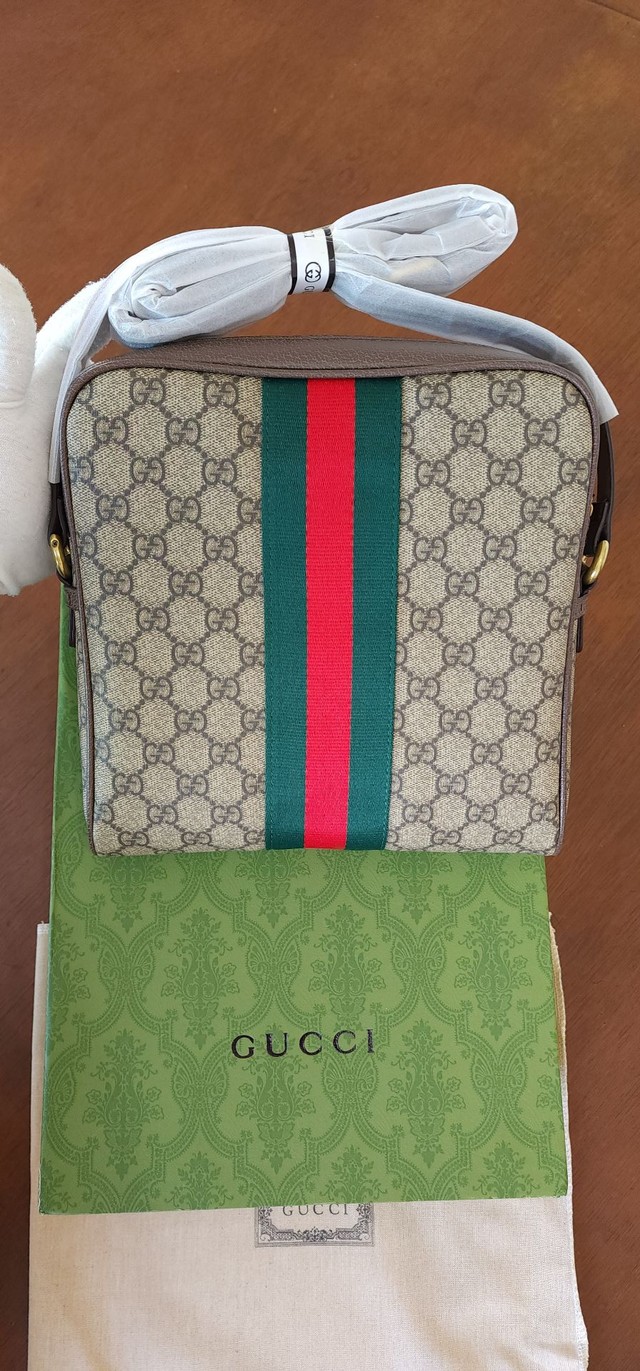 Bolsa Gucci Ophidia Transversal Média  - Foto 4