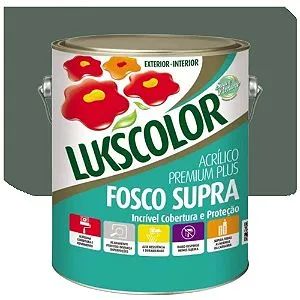 Tinta Acrílica Lukscolor Supra Fosco Storm 3,2 Litros