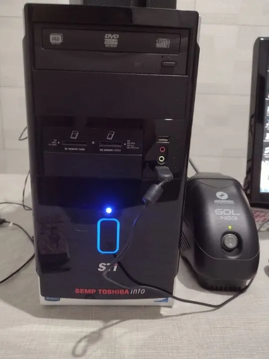 PC Semp Toshiba para estudante com impressora - Foto 3
