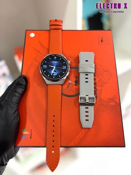 RELÓGIO INTELIGENTE SMART WATCH NFC AMAX 3 MAX - Foto 2