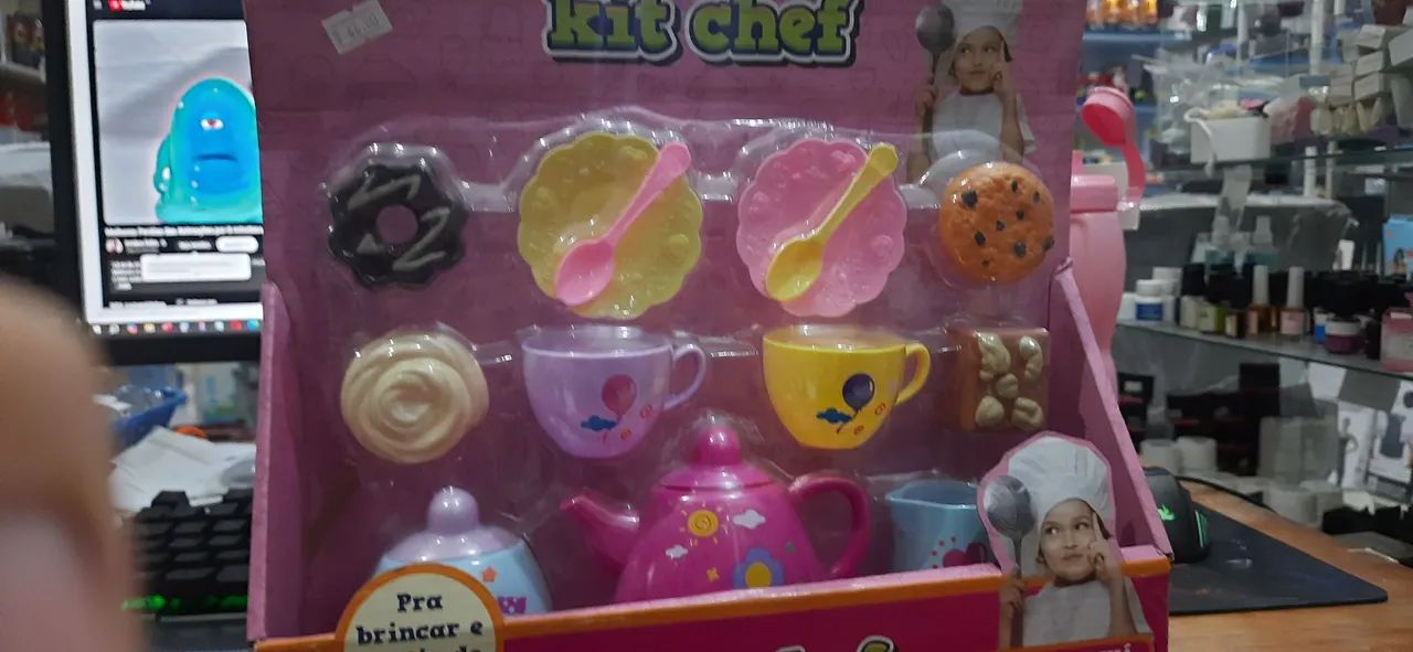 Kit Chef de Brinquedo - Conjunto de Chá