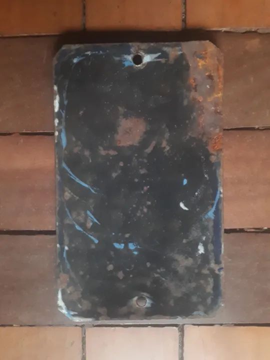 Placa de Carro Original Antiga e Rara da Época em que Uberlândia se chamava Uberabinha  - Foto 2