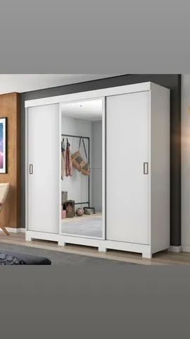 Guarda roupa casal 3portas 4gavetas 