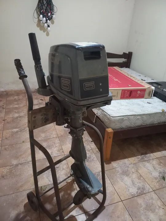 Motor de Popa Suzuki 6hp - Imperdível! RELÍQUIA - Foto 3
