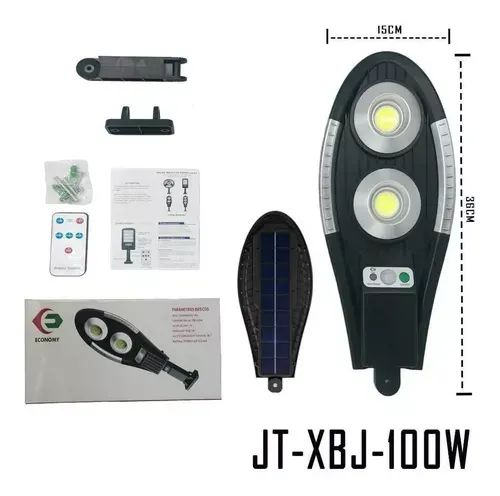 luminária solar publica 100wts 6500k - Foto 5