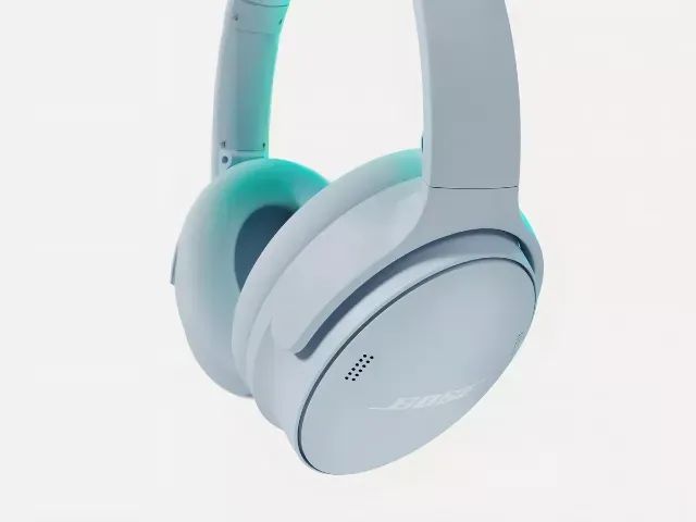 Faixa De Cabeça Bluetooth Bose Quietcomfort Noise Cor Moonstone Blue - Foto 2