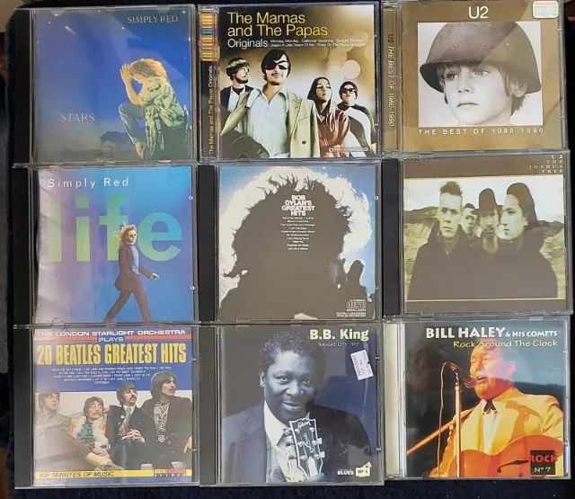 CDs de ROCK Internacional, várias bandas , a partir de R$ 10,00