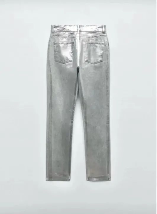 Calça jeans cinza claro Zara - Foto 2