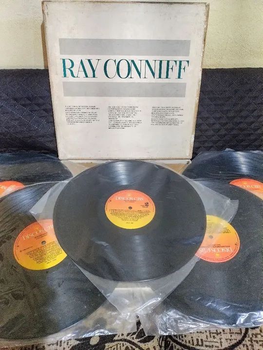 5 Disco Vinil Ray Conniff Coleção Clássicos Usados