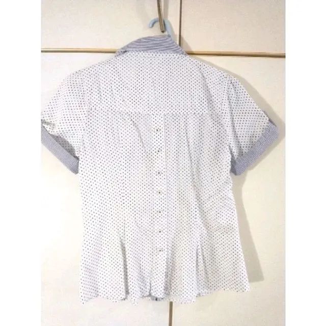 camisa estampa de bolinhas 38 - Foto 4