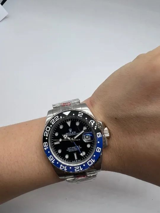 Rolex GMT Master II Batman- Azul e Preto - Foto 5