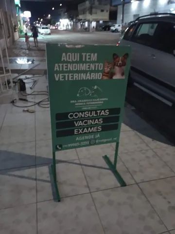 Placas em ACM, acrílico , zinco , alumínio e lona impressa - Foto 5