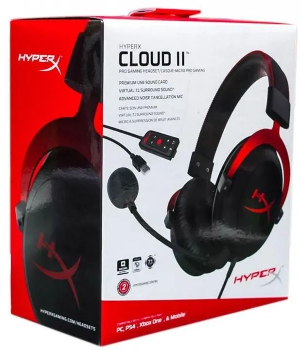 Fone Ouvido Headset Gamer HyperX Cloud II