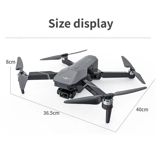 Drone Kf101 Max Plus - Câmera 4k Uhd, Gimbal 3 Eixos, 5 Km (Semi novo) - Foto 5